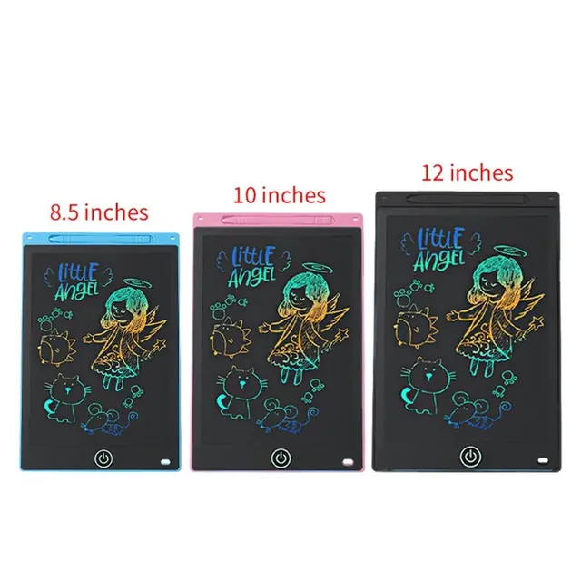 LCD Writing Tablet for Kids , Eye Protection Drawing Board with Lock & Erase - Travel Educational Toy Gift 6.5/8.5/10/12 Inch 6