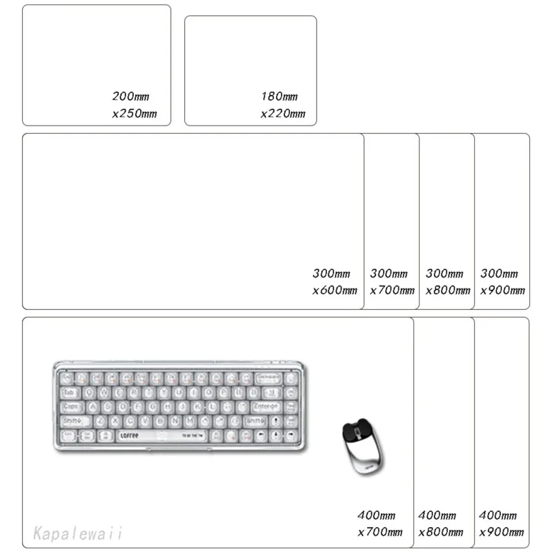 Sakura XXL Gaming Mouse Pad - Extended Office Desk Mat with Rubber Base (900x400mm)