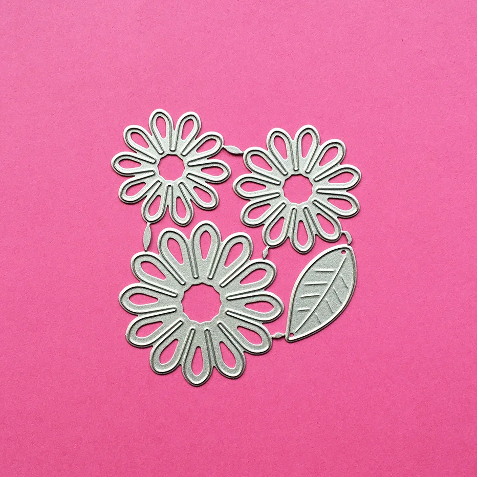 

petal flower Scrapbooking Cutting Dies Yiwu stock clearance DIY Paper gift Card Making metal craft Album