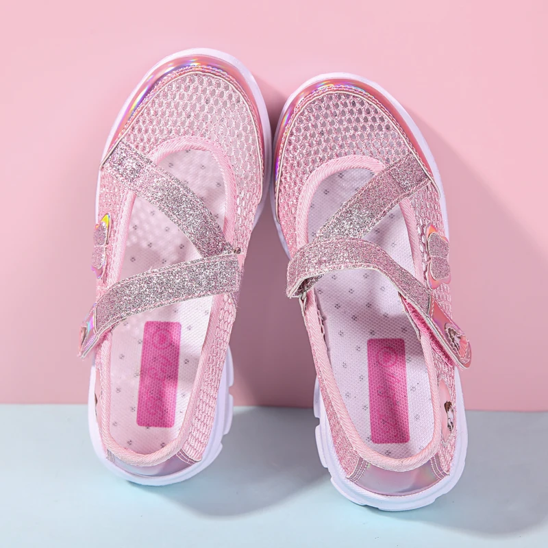 Girls Sandals Cartoon Sweet Soft Sole Children Beach Shoes Children's Summer Floral Sandals Princess Shoes Fashion Cute - 5