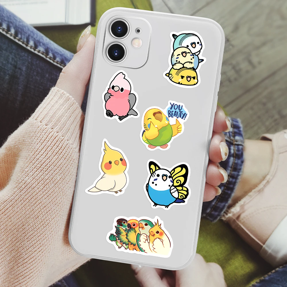 Kawaii Cartoon Parrot Stickers DIY Laptop Skateboard Luggage Cup Bike Motorcycle Phone PVC Waterproof Child Toys,cartoon sticker,cartoon stickers,animal stickers,decorative stickers,decorative labels stickers,self adhesive stickers,adhesive stickers,custom stickers,custom design stickers