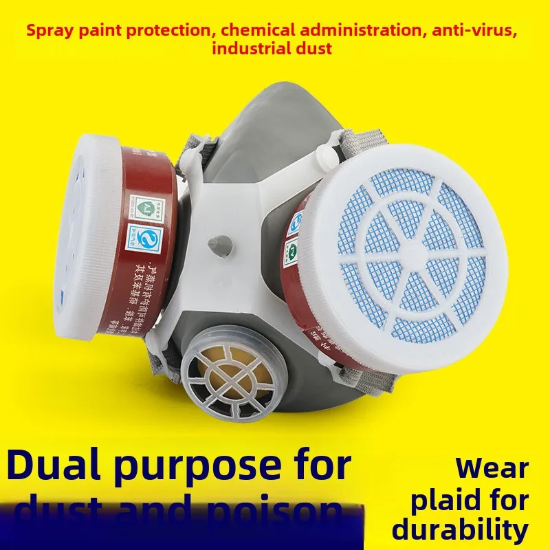 Gas Protective Mask Full Face Dust Full Face Gas Mask Respirator Chemical Spray Paint