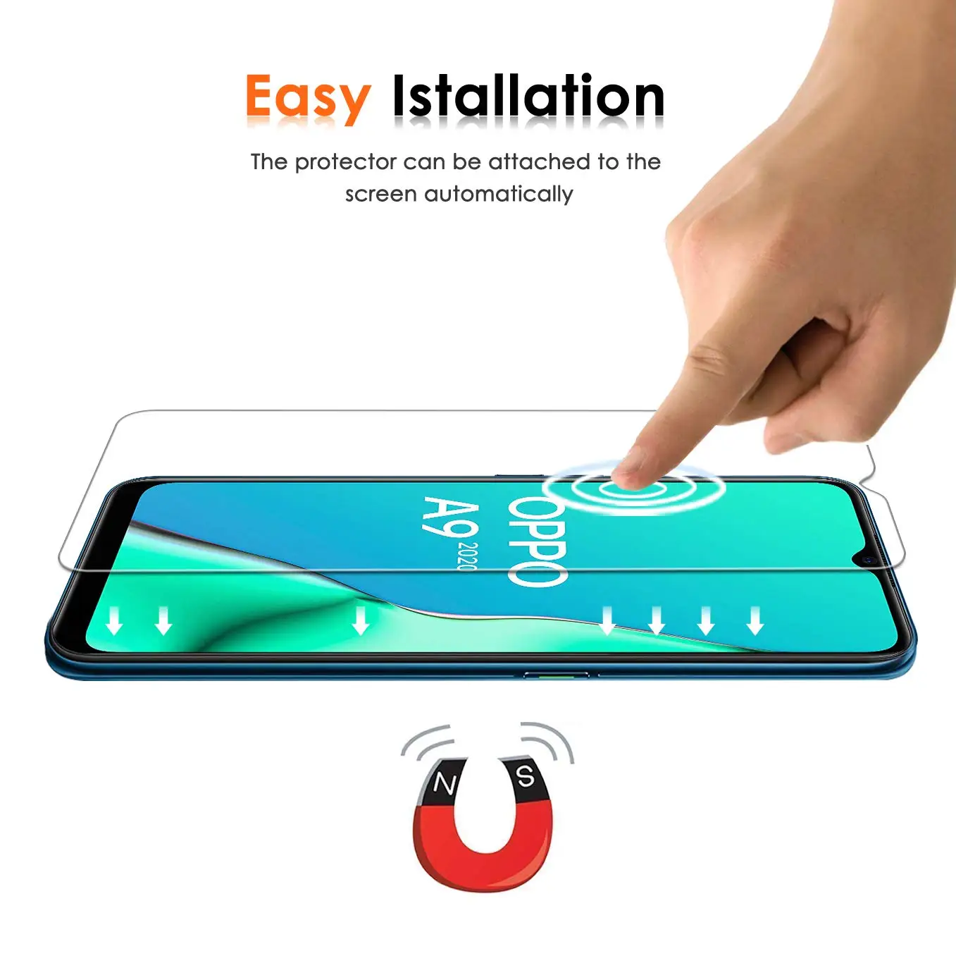 Ultra-Clear Tempered Glass Screen Protector – High Aluminum 9H Hardness, Case Friendly