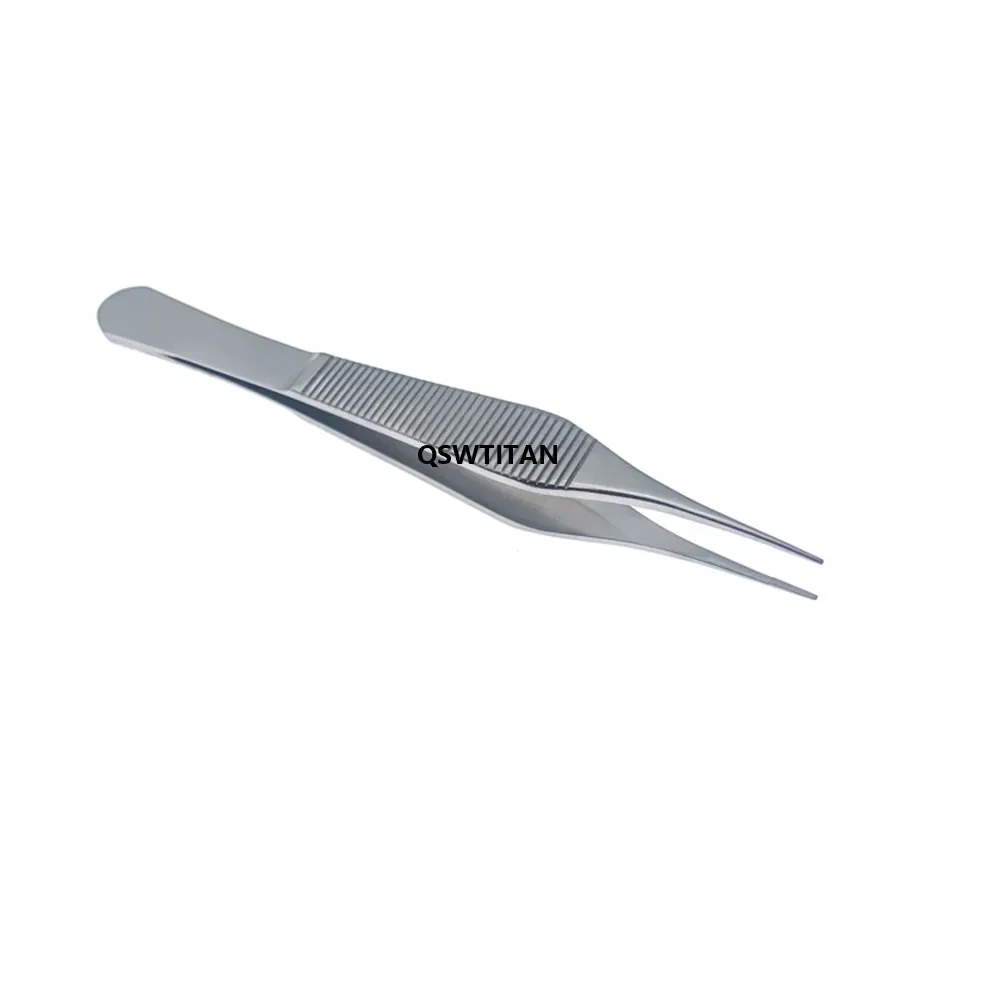 Ophthalmic Tweezers Tissue Forceps Stainless steel Teethed /Platforms Forceps Surgical Instruments 120mm for ophthalmic tool,surgical instruments,capsulorhexis forceps