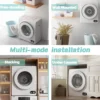 Compact Dryer, 120V Portable Clothes Laundry Dryer with Stainless Steel Inner Tub, Electric Dryer Machine for Small Space 6