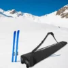 Roller Snowboard Bag with Wheels Waterproof Ski Equipment Storage Bag with Foldable Design Adjustable Shoulder Straps 6
