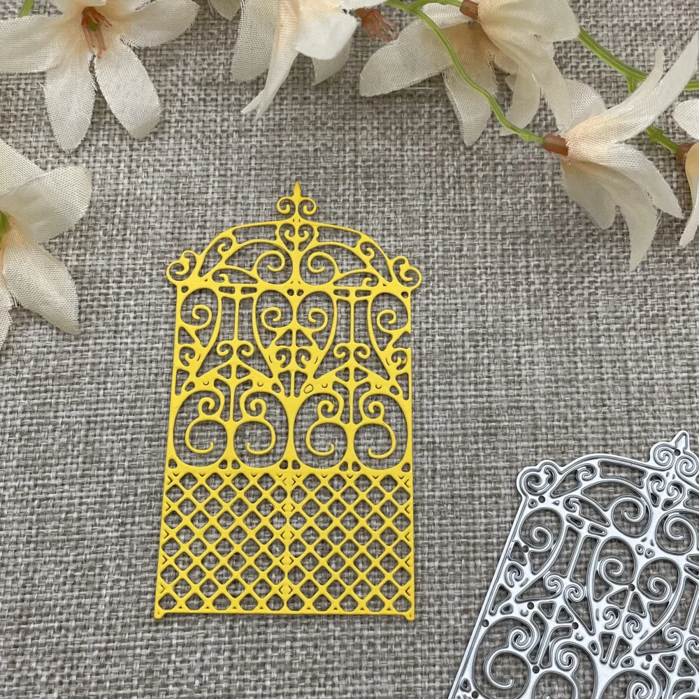 Ja Buchstaben Spitze Türrahmen Metall Stanzformen für DIY Scrapbooking dekorative Prägung Handwerk Stanzschablone Form