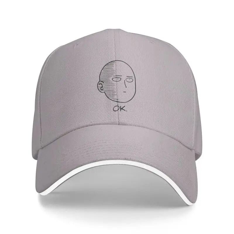 

Personalized One Punch Man Saitama Anime Baseball Cap for Men Women Breathable Japanese Superhero Manga Dad Hat Streetwear