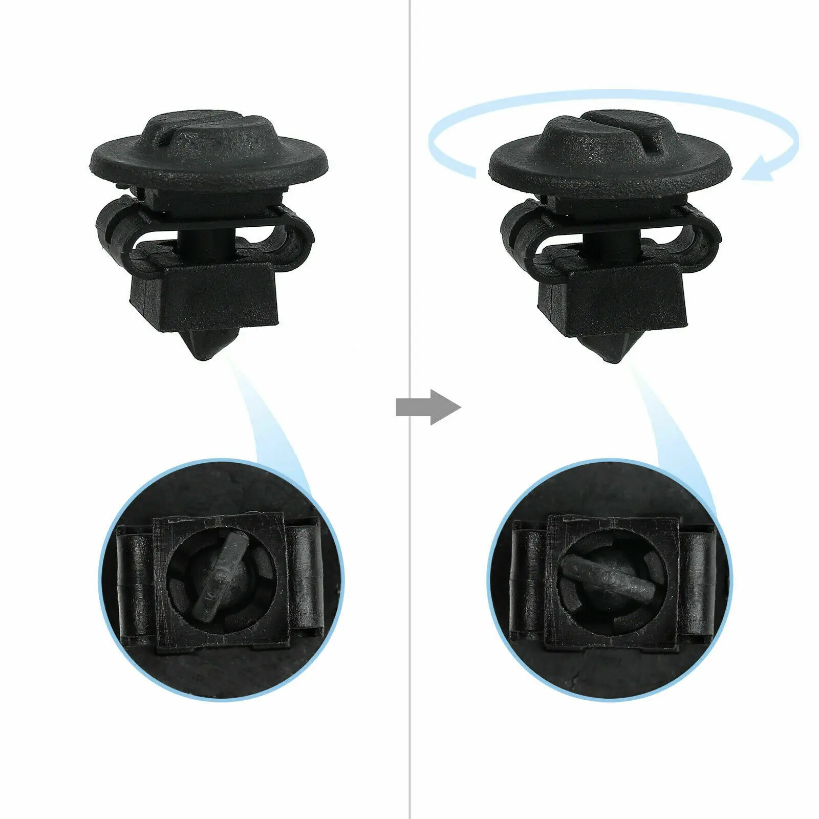 20pcs Undertray Engine Under Cover Fixing Clips Shield Trim Panel Screw Kit For Audi A4 A6 A8 TT Auto Repair 4