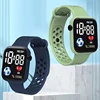 YIKAZE LED Digital Watch For Kids Boys Girls Disposible Sports Watches Silicone Strap Children Digital Electronic Watch Clock 2