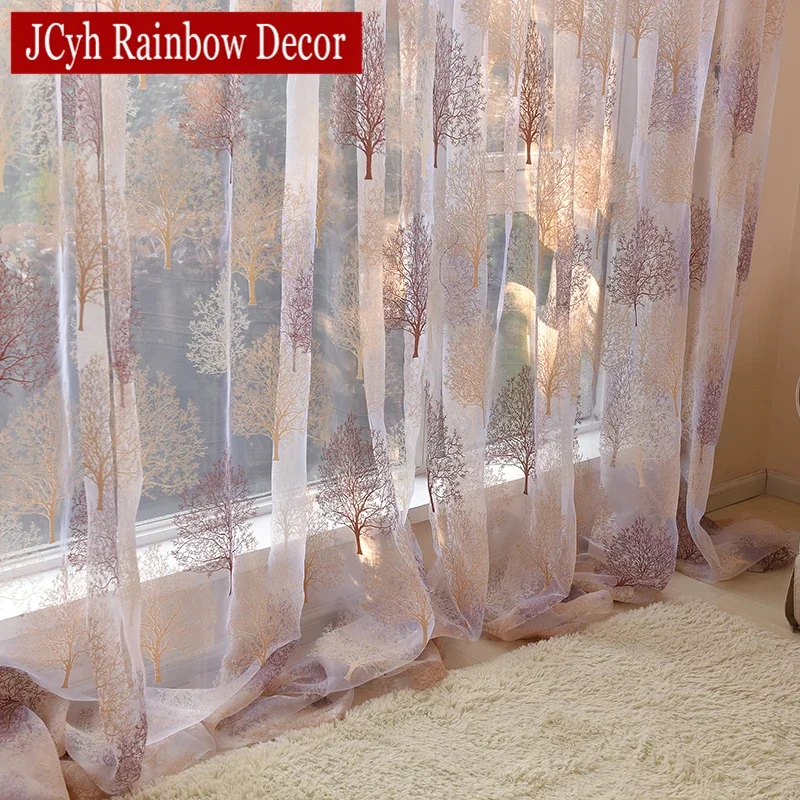 Sheer Curtains Japanese Style Sheer Tulle Curtains For Living Room Children Bedroom Window Kitchen Blinds Drapes