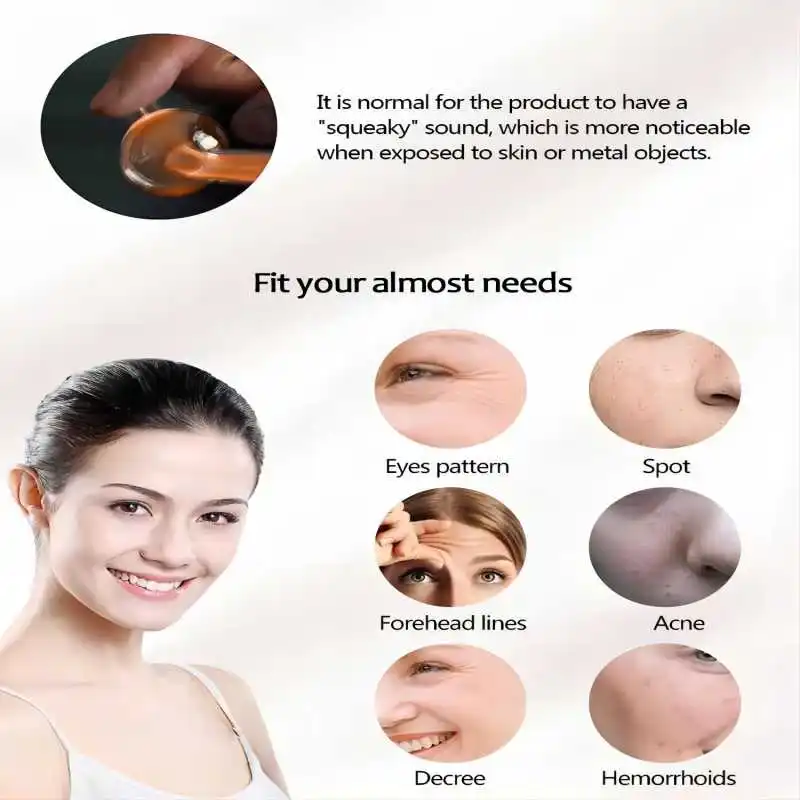 Protable Cordless Rechargeable High Frequency Electrotherapy Wand Skin Acne&Scalp Therapy Machine Wrinkle Removal Anti-hair Loss 2