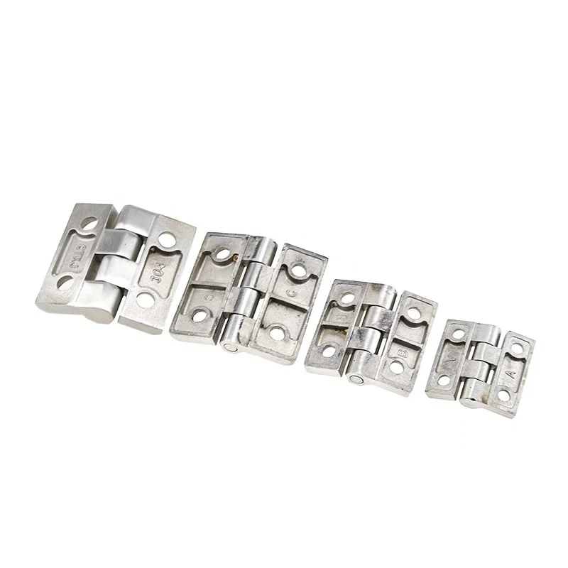 304 Stainless Steel Heavy Duty Hinges Thickened Industrial Hinge 40x40mm 50x50mm 60x60mm CL236-50/60/40mm Mirror Plane/Satin 1pc