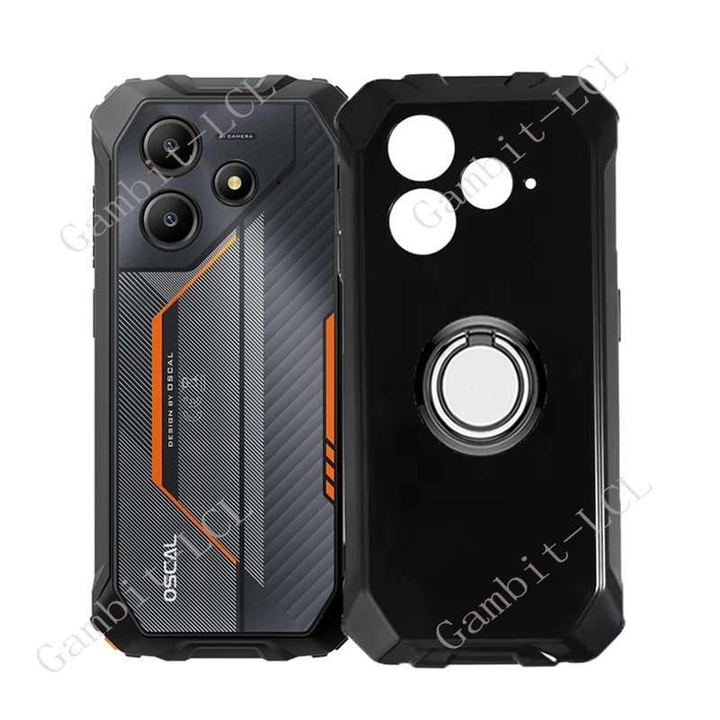 Blackview Oscal Marine 2 Back Ring Holder Bracket Phone Cover - TPU Soft Silicone Case, 6.56
