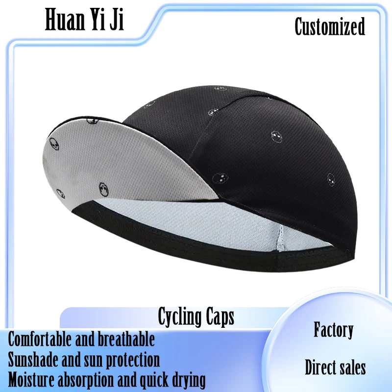 New Lightweight and thin Bicycle Caps Moisture absorption Cycling Caps Sunshade Bicycle Hat Customized