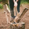 Wood Splitter Manual Log Splitter High Strength Steel Kindling Splitting Woods Splitting Stand Compact Small Firewood Cutter 4