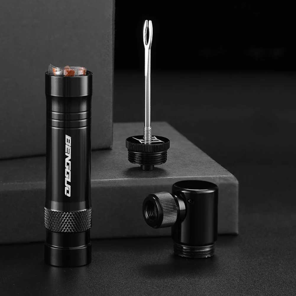 Aluminum Alloy CO2 Bike Tire Inflator with Tubeless Repair Kit