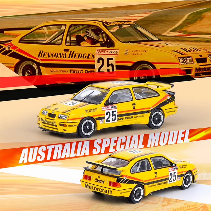 

INNO 1:64 модель автомобиля Sierra RS500 #25 коллекция литых автомобилей