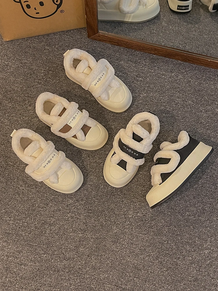 

Кроссовки женские с круглым носком, повседневная обувь, платформа, лоферы, мягкая подошва, повседневная обувь, прошивка, смешанные цвета