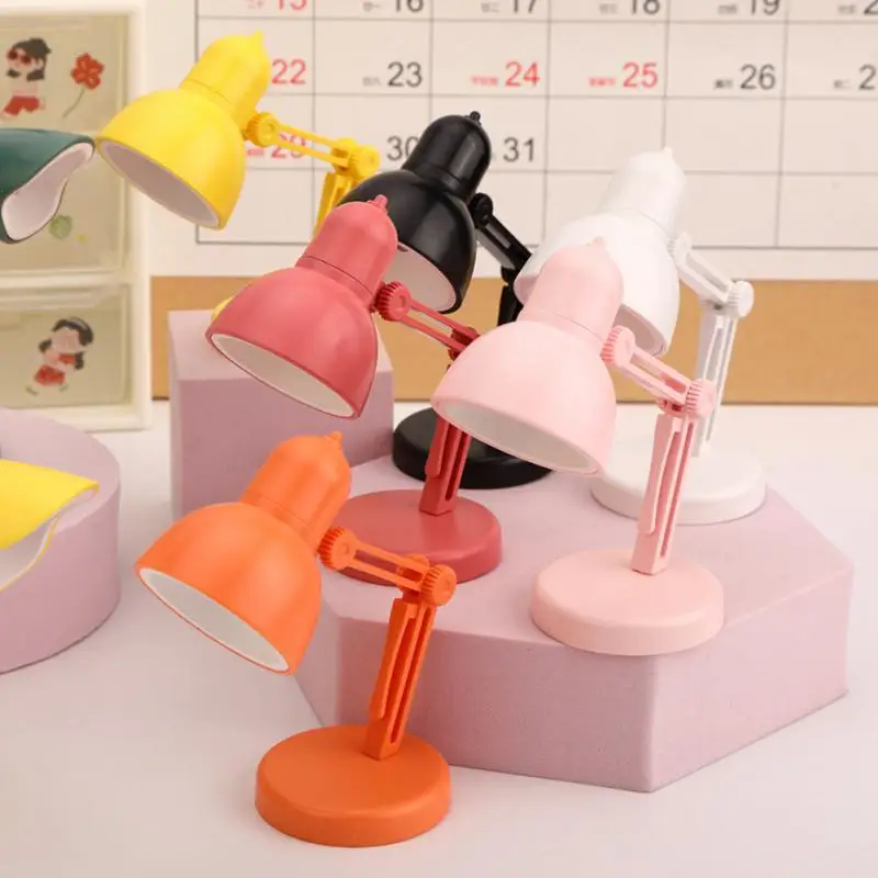 Mini LED Desk Lamp Creative Small Book Light Bedroom Night Light Mini Book Clip Light Warm Light Eye Protection Small Table Lamp