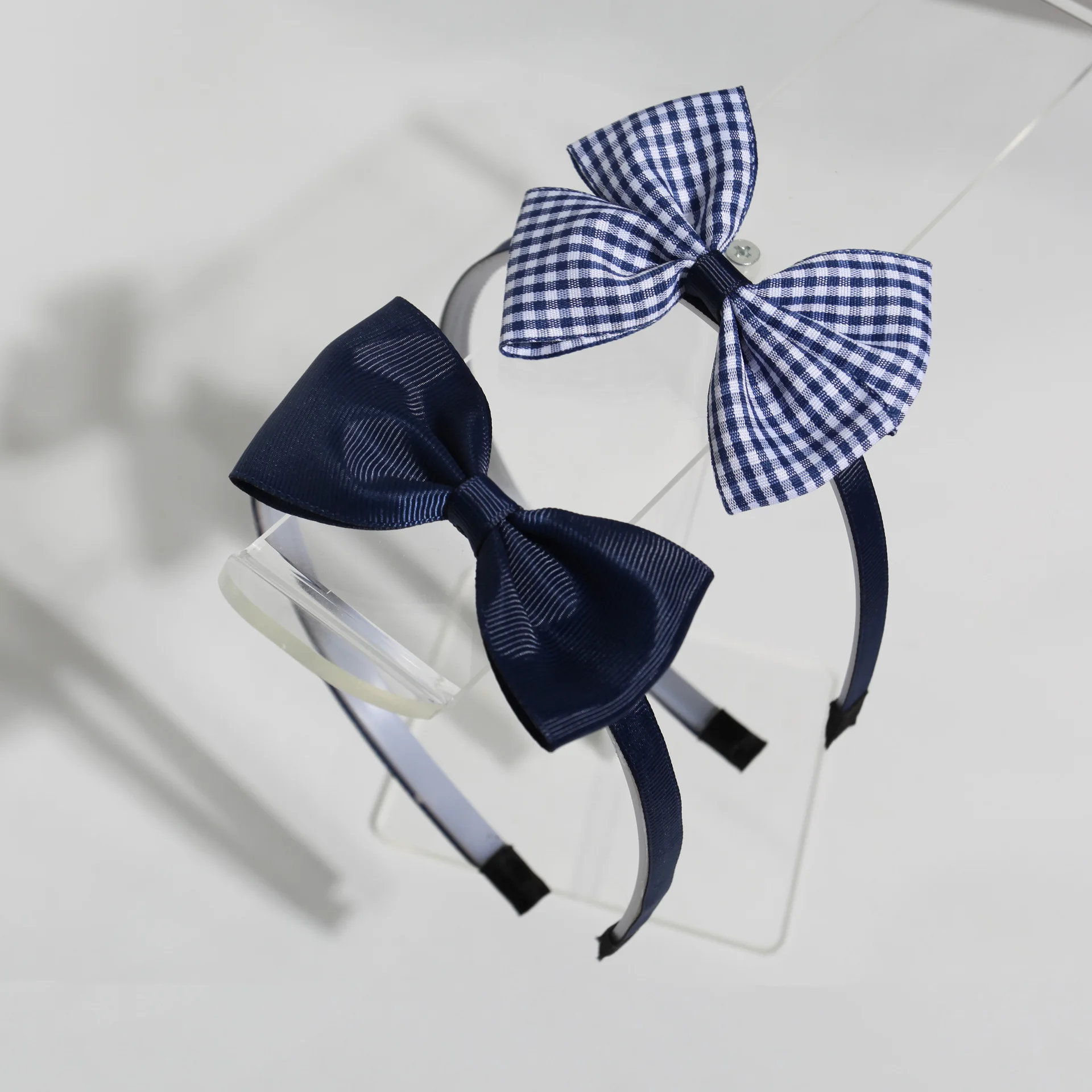 Chic British Style Children's Duckbill Hair Clips - Grid Series Hair Accessories, New Arrival