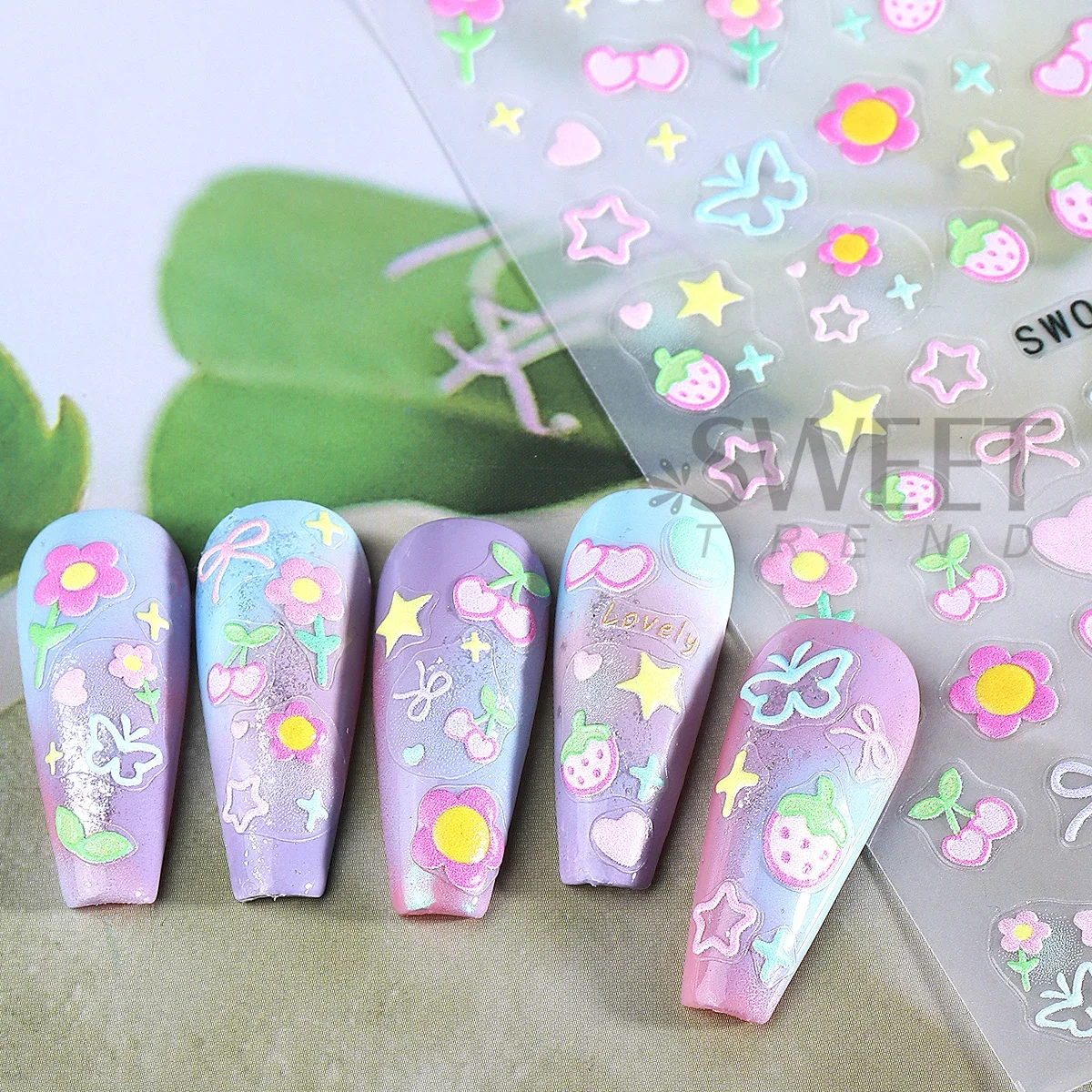 3D Nail Art Sticker Set 4