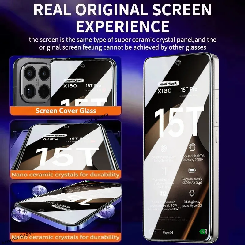Premium Tempered Glass Screen Protector with Dust-Free Installation Box