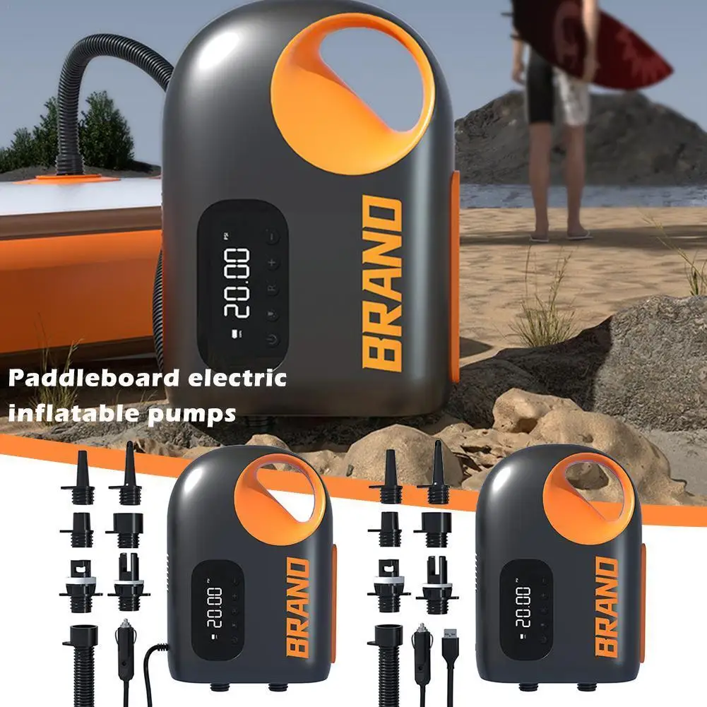 

Electric Air Pump 20 Psi Inflatable Sup Pump Electric Inflatable Deflatable Air Inflator For Surfing Paddle Board Boat K U7s6
