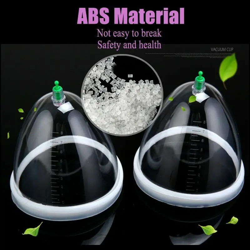 1Set Breast & Buttocks Enhancement Pump Lifting Vacuum Suction Cupping Suction Therapy Device vacuum cupping sets vacuum cupping glass