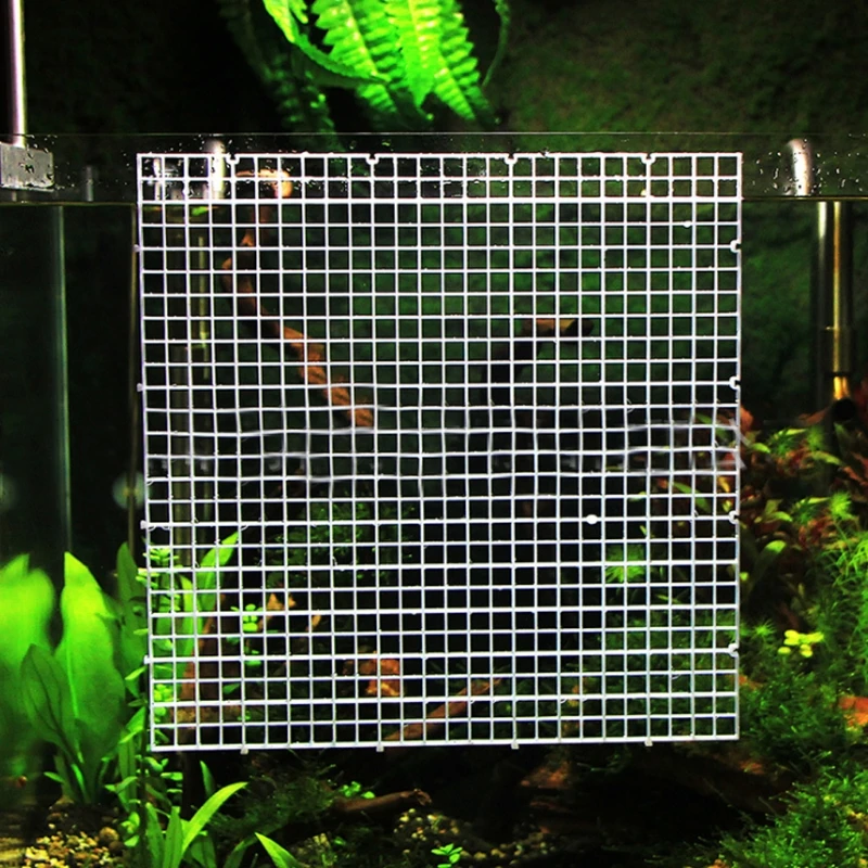 Fish Tank Divider Plastic Egg Crate for Aquarium Separation Plate Grid Isolation Board Fish Tank