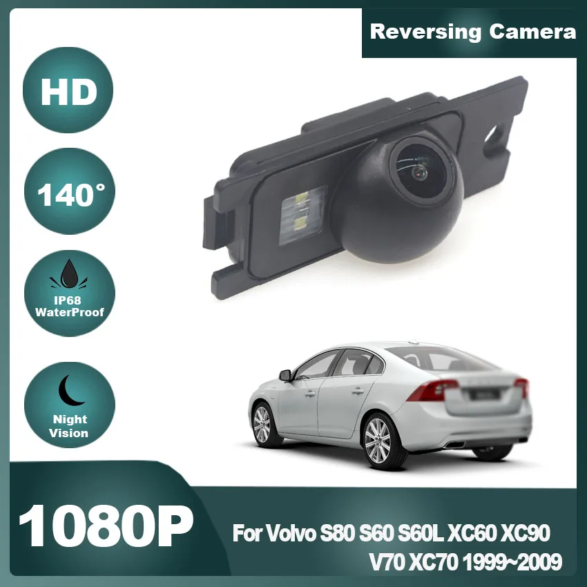 

Car Rear View Camera For Volvo S80 S60 S60L XC60 XC90 V70 XC70 1999~2006 2007 2008 2009 Full HD CCD Waterproof Parking Camera