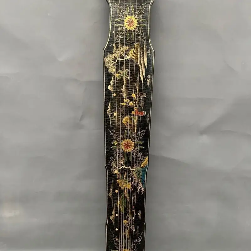

1Pc 122Cm Length Lacquerware Painting Chinese National Ancient Guqin Stage Performance Professional String Instrument