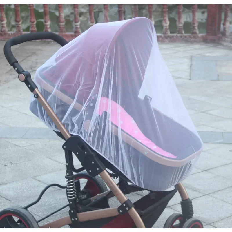 Baby Stroller Net Baby Stroller Mosquito Net Pushchair Cart Insect Shield Net Mesh Safe Infants Protection Mesh Cover Accessories