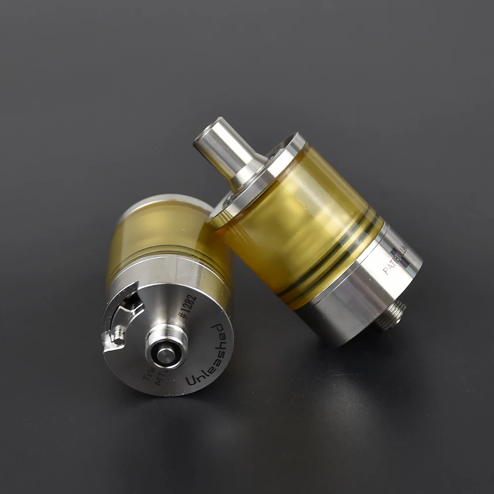 

Electronic Cigarette atomizer patibulum unleashed rta 22mm single coil tank 316 SS PEI 3.5ml Airflow Rebuildable vape rta