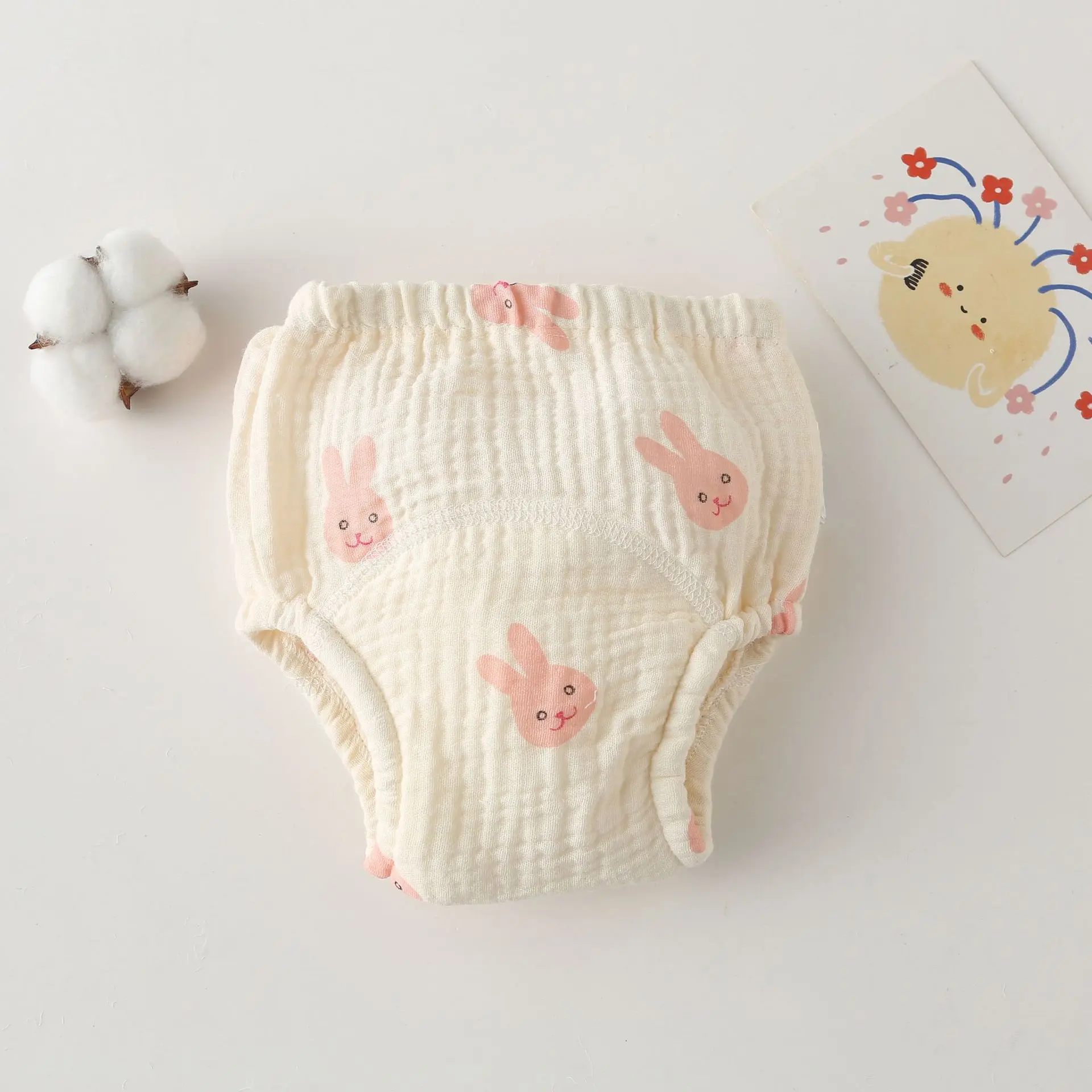 Cotton Baby Waterproof Reusable Training Shorts and Nappies
