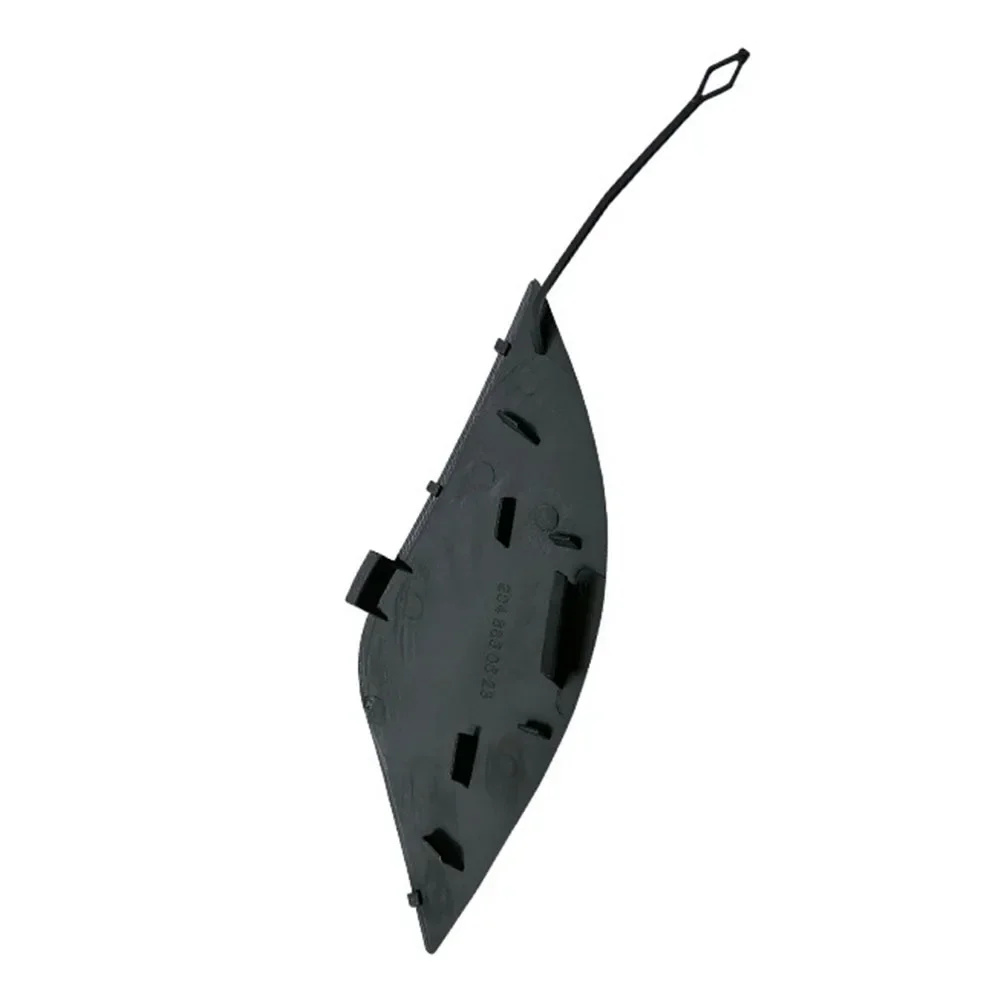 W204 Tow Hook Cover Color Black Rear Bumper Tow Hook Cover Replace Broken Damaged Part Direct Replacement Easy Installation