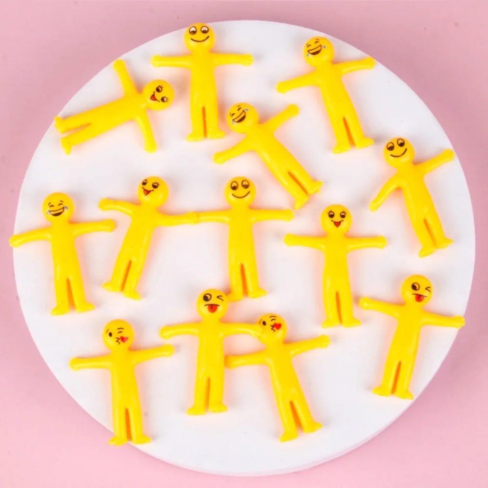 10–50 Stück dehnbare gelbe Menschen, Stressabbau, Kinderparty, Belohnung, Geburtstagsgeschenk, Karneval, Party, Giveaway, Pinata, Geschenktütenfüllung – Detail 7