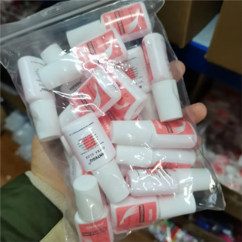 10/7/5/2g Fast Drying Nail Glue for Nail Tips Super Strong Adhesive Liquid Glue Rhinestones Gel Glue With Brush Manicure Tools # 3
