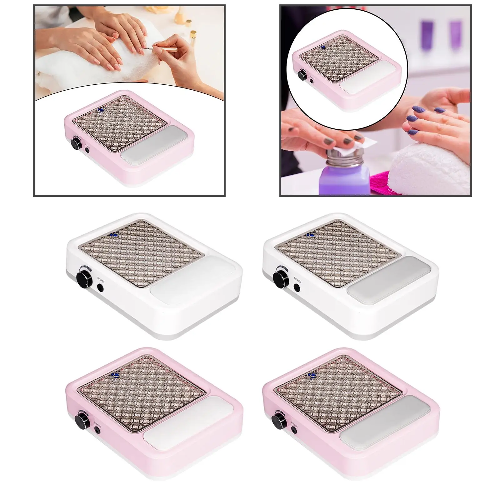 80W Eletric Nail Dust Cleaner Easy to Use Manicure Tool Home Personal Use