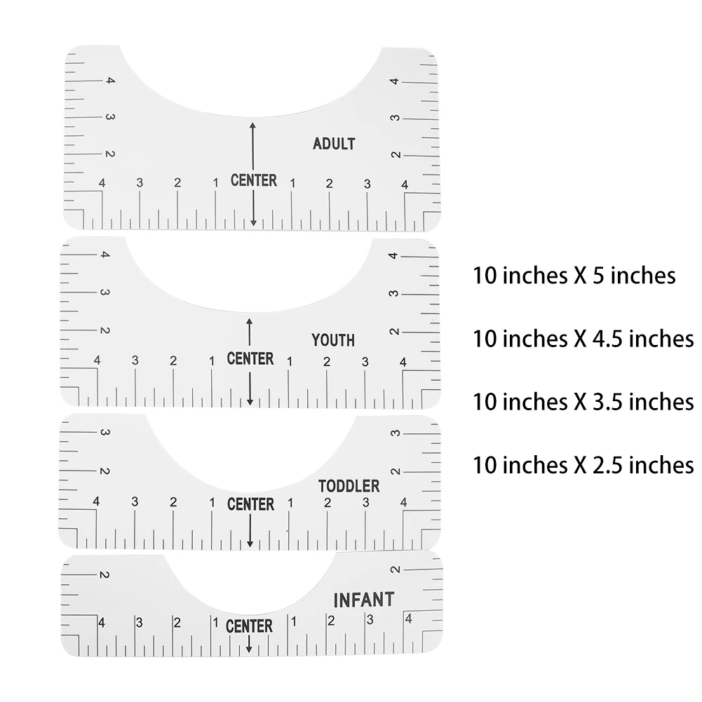  Outlet Tshirt Ruler Guide for Vinyl Alignment,Tshirt Ruler to  Center Design,T Shirt Alignment Tool for Heat Press Sublimation : Arts,  Crafts & Sewing