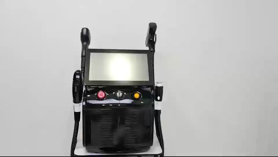 4в1 Сопрано Титан Лед Платиновый Диод 3 Длина Волны Лазер ND:YAG RF IPL OPT Машина