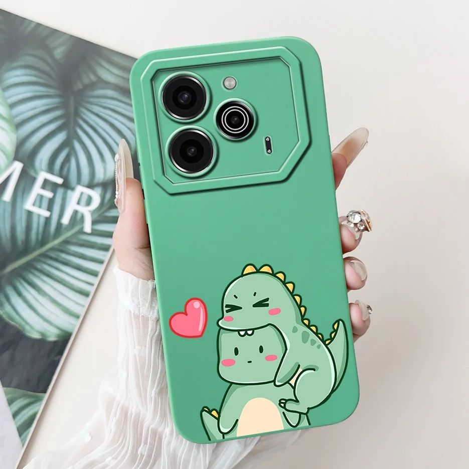 Cute Fashion Painted Soft TPU Phone Case - 6.78'' Cover with Bumper Protection