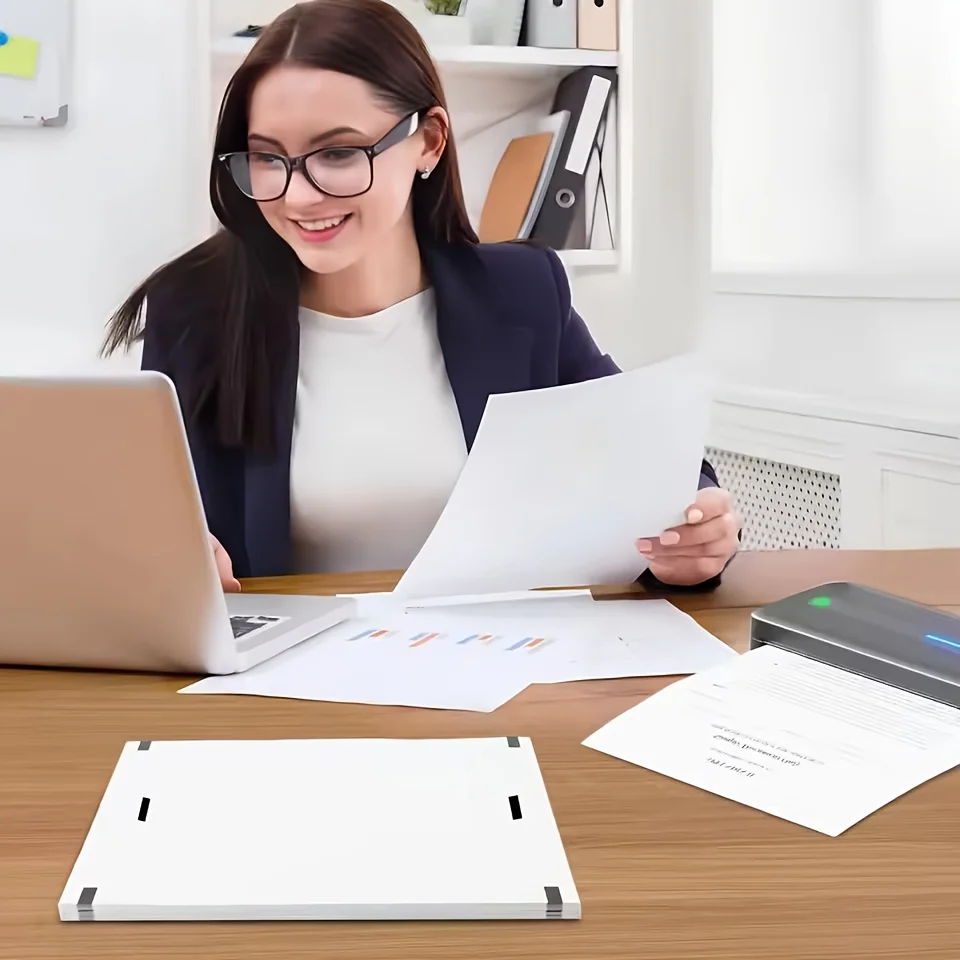 200/100매 A4 감열 프린터 용지 21.01x29.69cm 사무용 계약서, 이력서, 계약서, 숙제용 다목적 접이식 용지