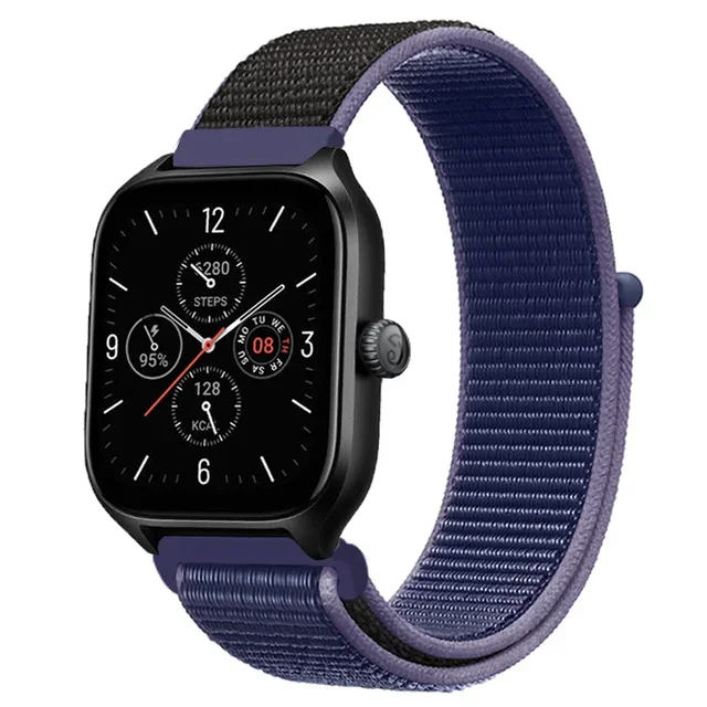 Nylon Loop Smartwatch Band - Adjustable Strap in 20mm/22mm Sizes