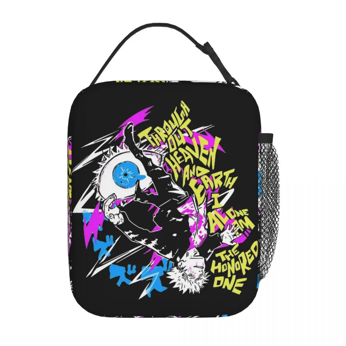 Jujutsu Kaisen Gojo Satoru Insulated Lunch Bags Leakproof Meal Container Thermal Bag Lunch Box Tote Office Outdoor Bento Pouch