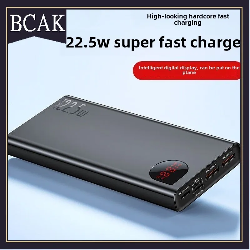 10000mAh 20000mAh 파워뱅크 22.5W 모바일폰 PD 고속 충전 BCAK 휴대용 모바일 전원 공급 장치 아이폰용