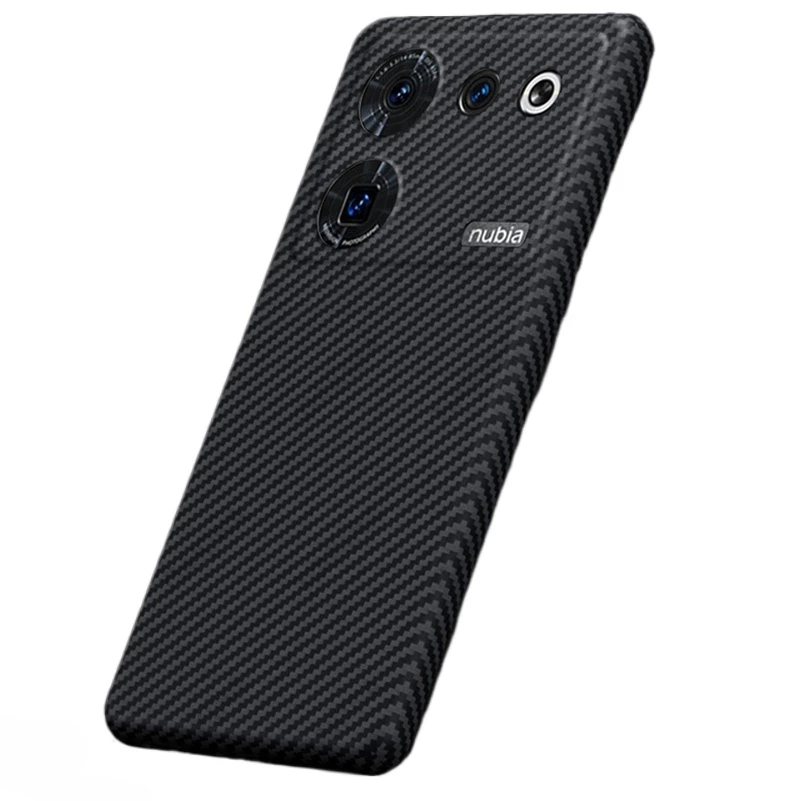 Dropshipping Vera Fibra Aramidica Capa Funda Per Nubia Z50 Ultra 5G Ultra Sottile Matte Funda Per Nubia Z50 Ultra Carbon Case Cover