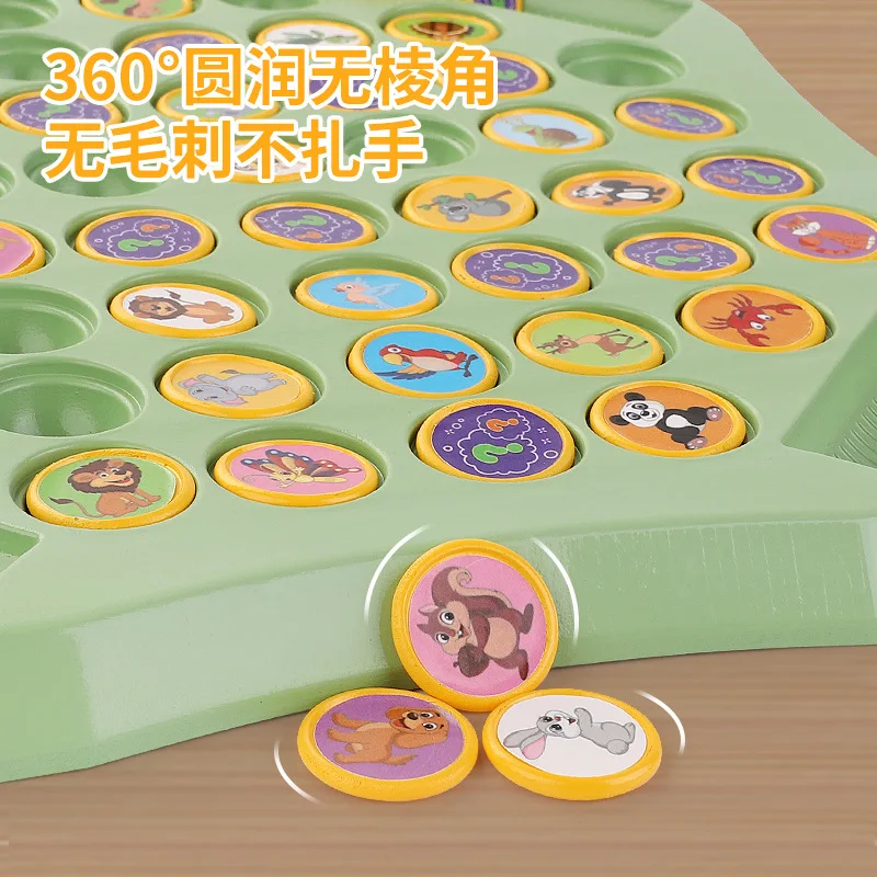 Children's flip chess parent-child interactive battle tabletop game, focus training, memory chess puzzle toy 3
