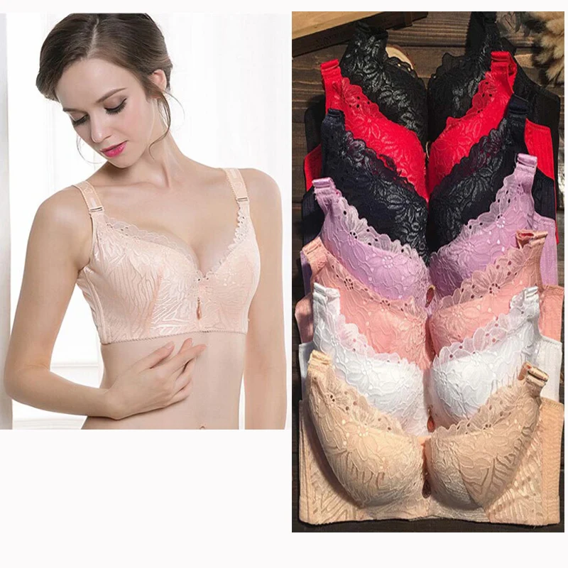 Ruralbras Sexy Full Cup C D E F G Bras For Women Push Up Seamless  Comfortable Cotton Lingerie TOP Big Bust 36-52 Lace Undearwear - AliExpress