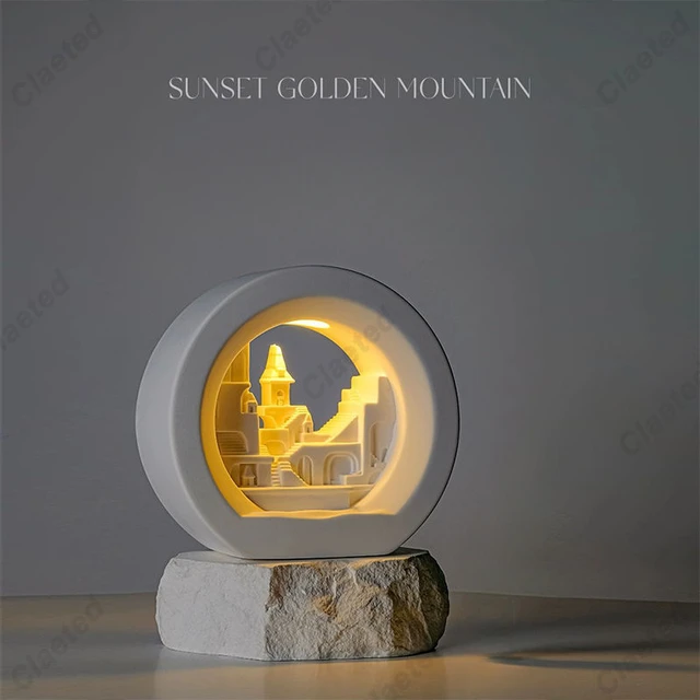 Santorini Flameless Aromatherapy Lamp: The Perfect Decoration Lamp for Enchanting Fragrances